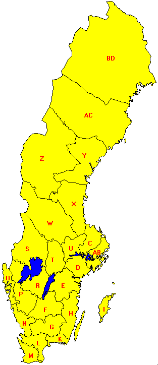 Sverigekarta